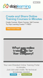 Mobile Screenshot of dojolearning.com